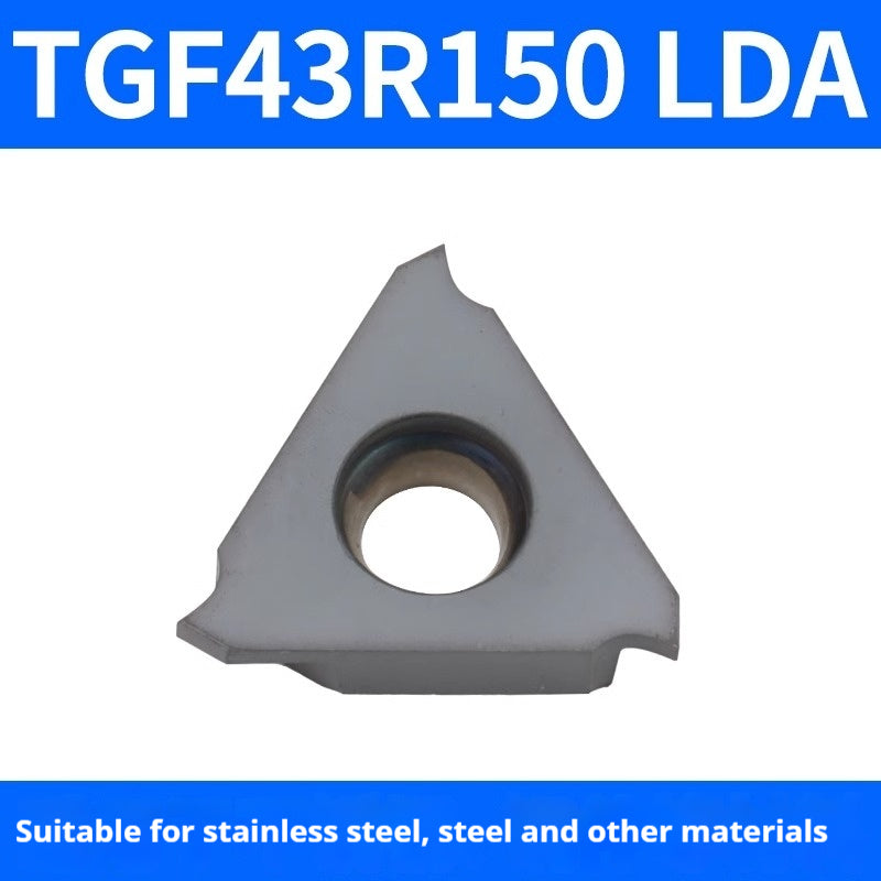 1001-Platen type vertical shallow groove tool bar CTGR1616H22/2020K22/2525M22 with TGF43R blade Shandong Denso Pricision Tools Co.,Ltd.
